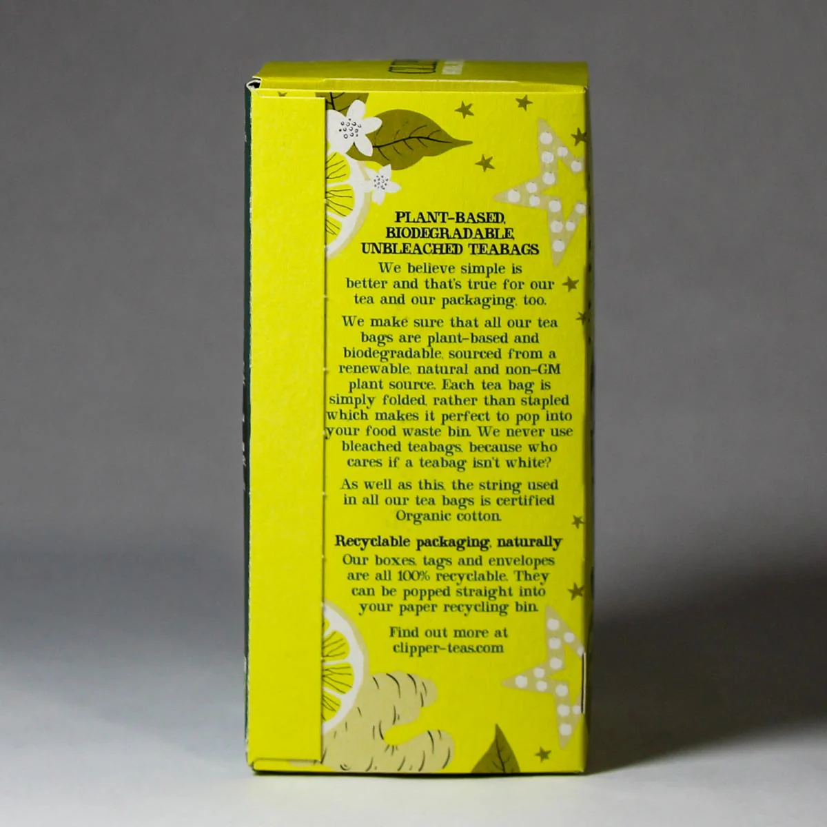 Clipper Organic Lemon & Ginger Tea - Image 5
