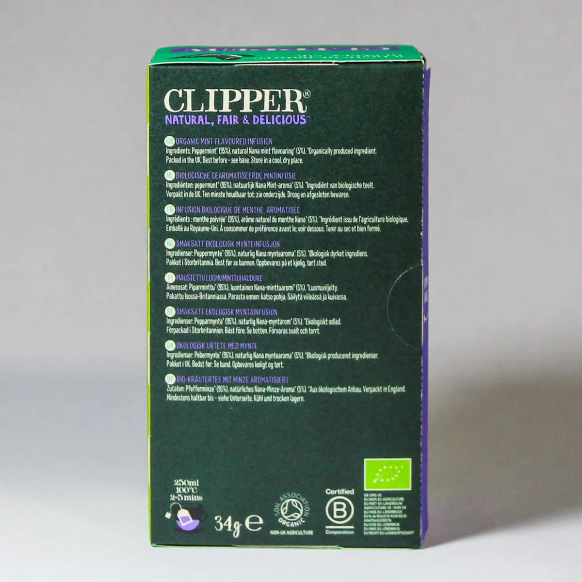 Clipper Organic Peppermint & Spearmint Tea - Image 3