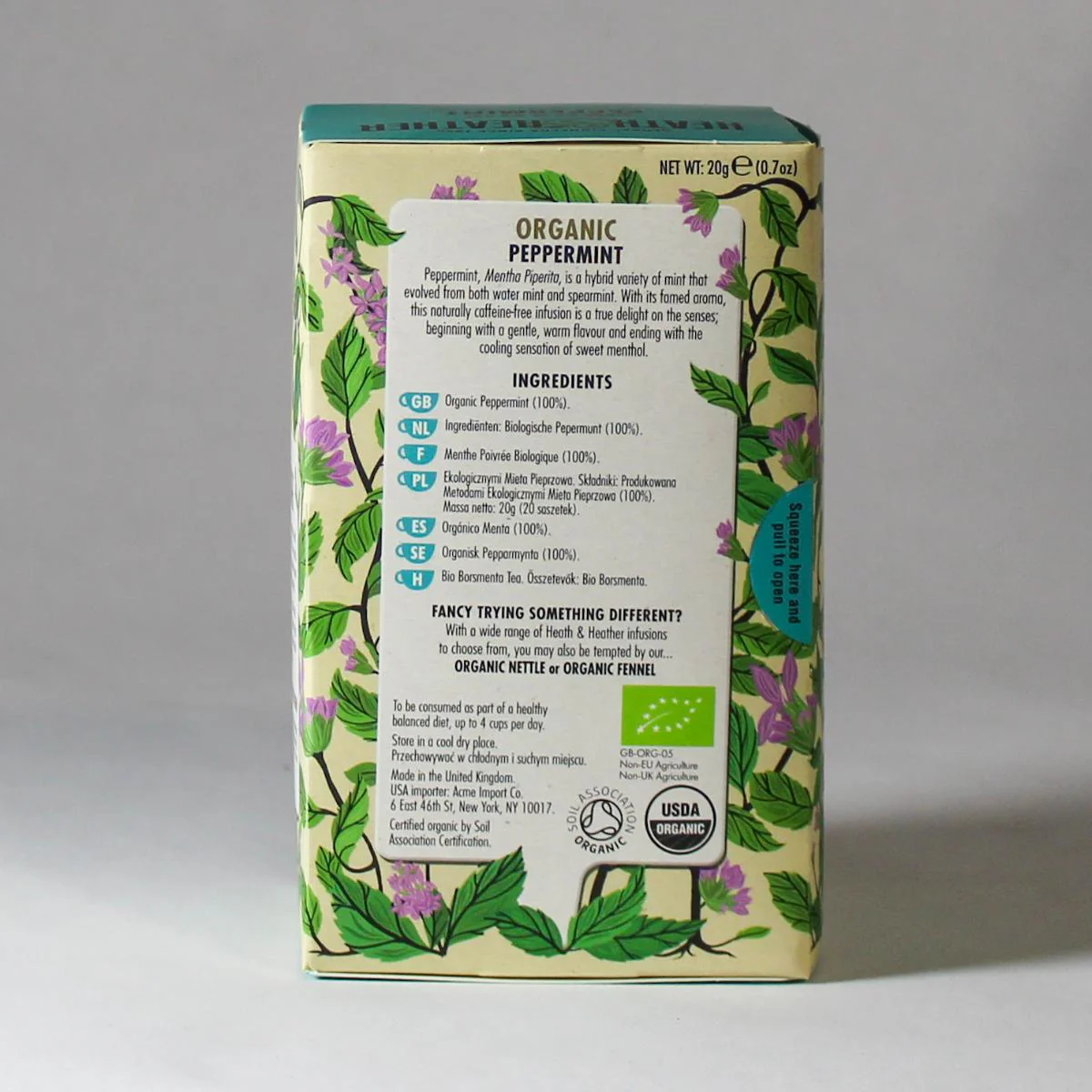 Heath & Heather Peppermint Tea - Image 3