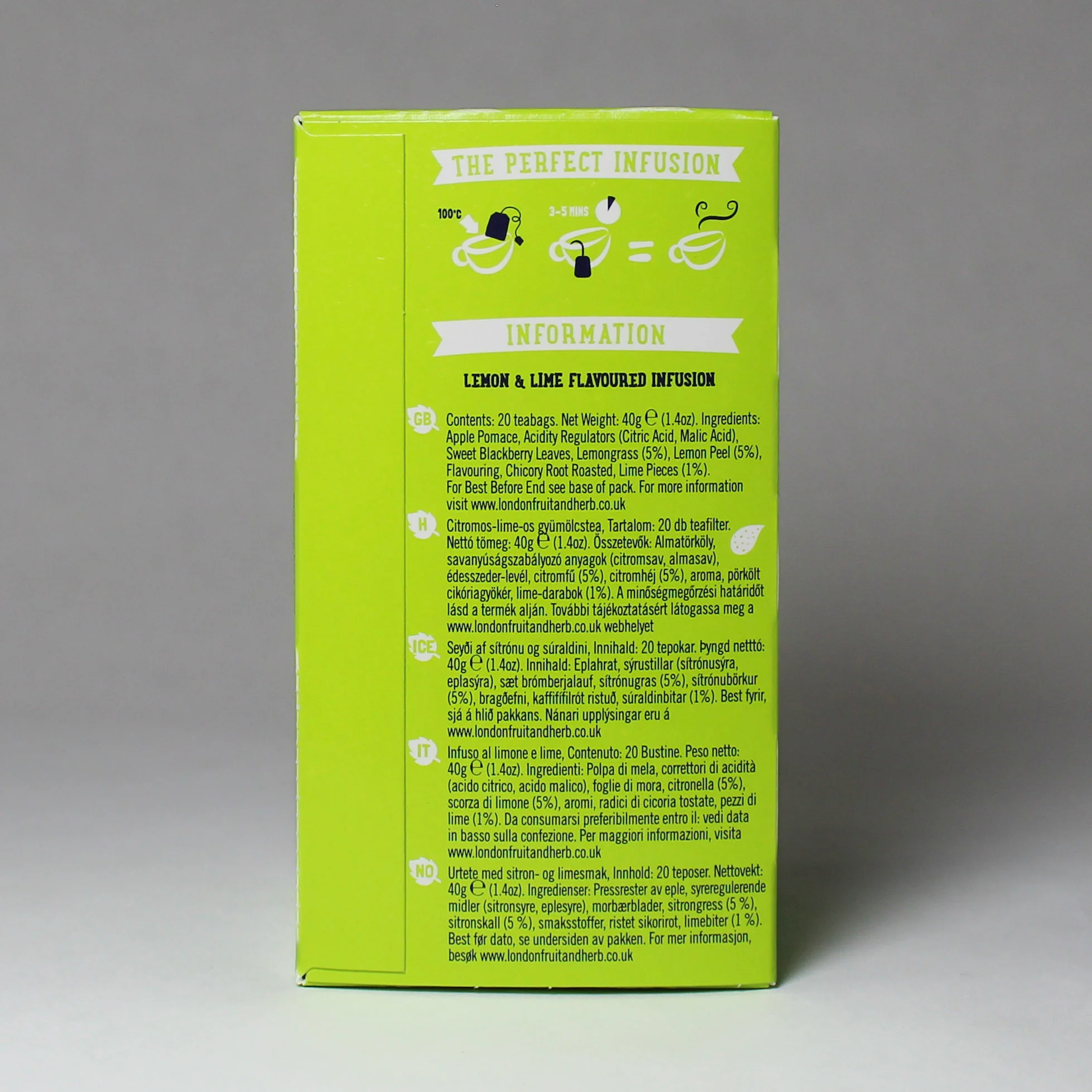 London Fruit & Herb Lemon & Lime Zest - Image 4