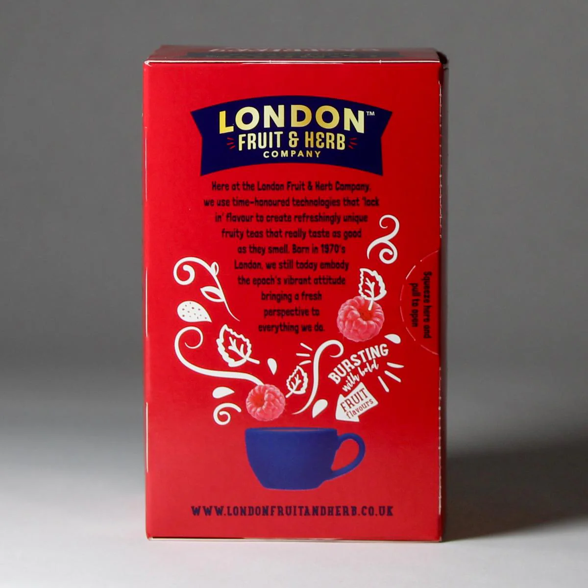 London Fruit & Herb Raspberry Tea - Image 4