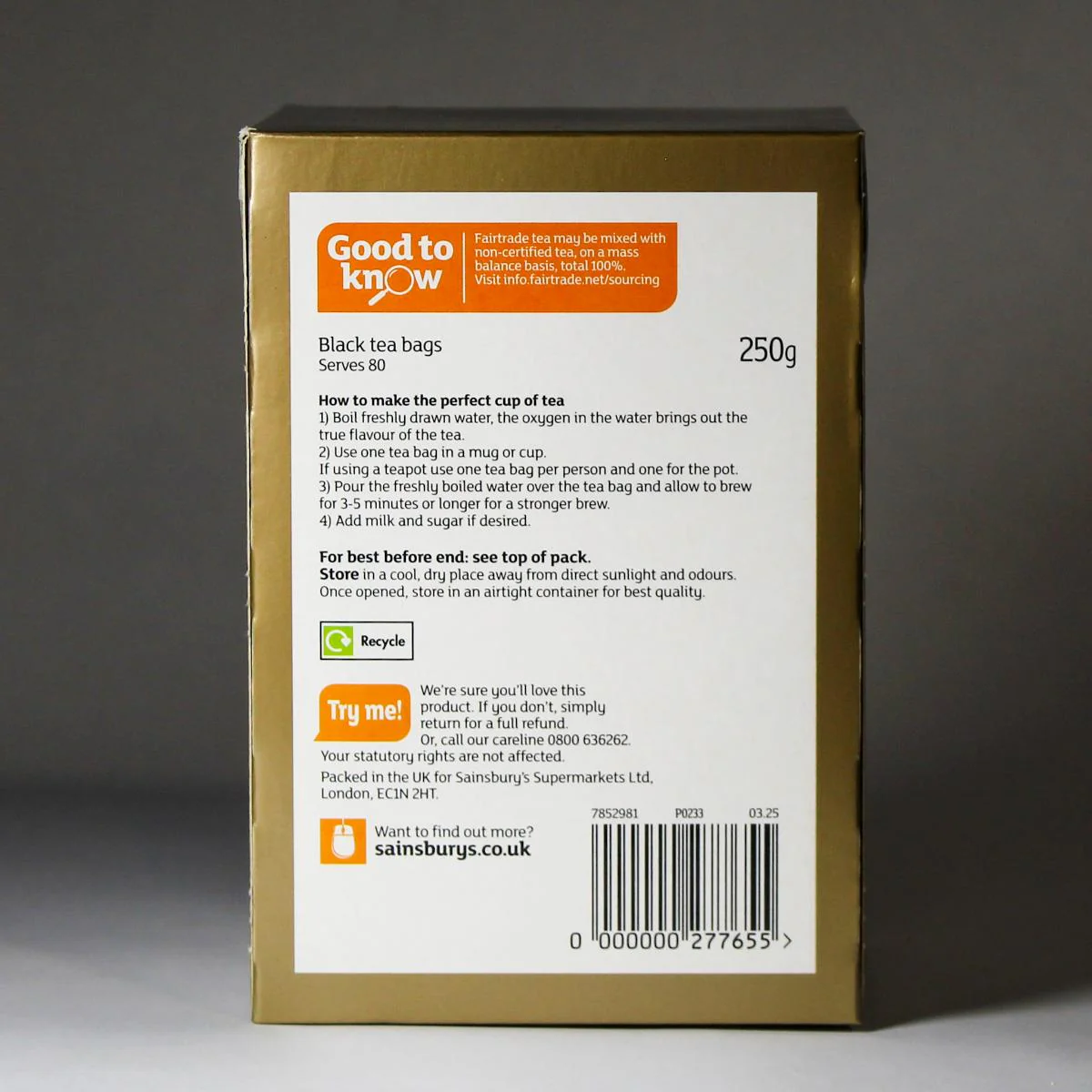Sainsbury's Gold Label Tea - Image 5